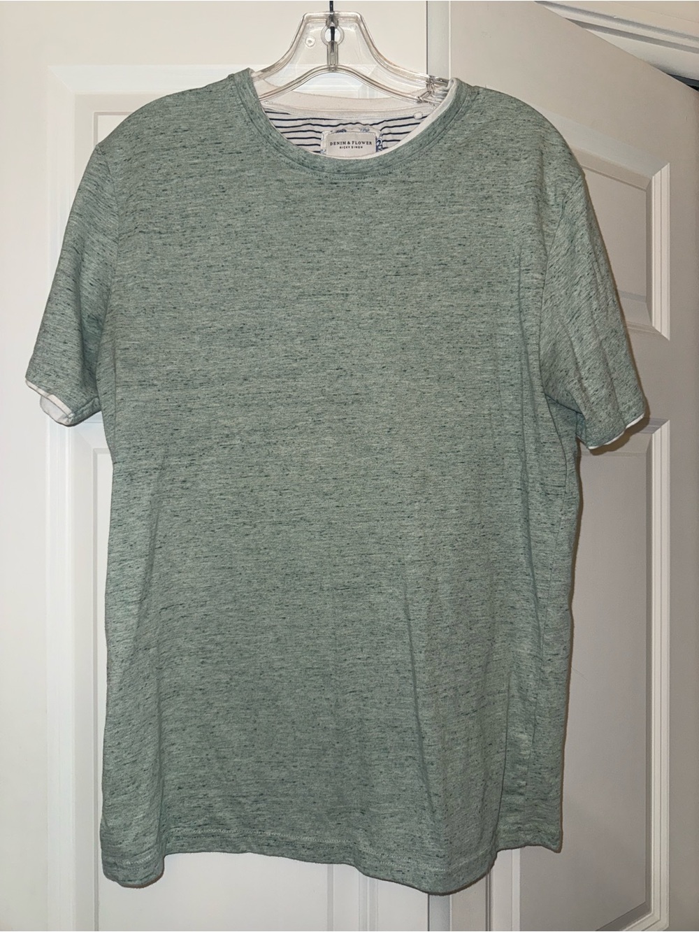 Light Green Heather Short-Sleeve Crewneck T-Shirt - Women’s